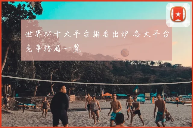 世界杯十大平台排名出炉 各大平台竞争格局一览